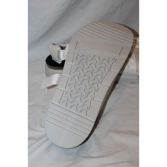 Birkenstock Shinjuku Leather Textile Men\'s Sandals NEW $230 WHITE EU 45 REGULAR